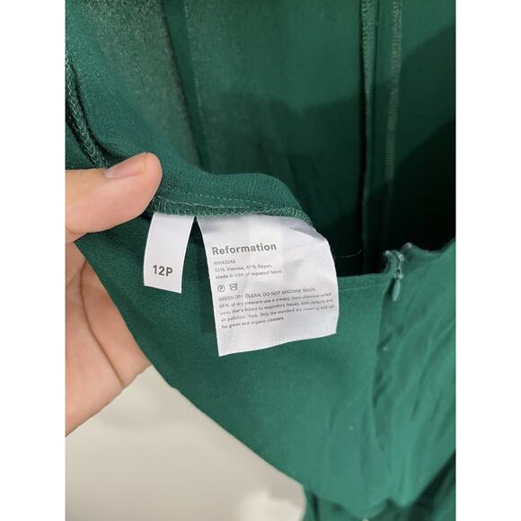 Reformation Mayer Jumpsuit 12P Petite Romper Boho Minimalist Scandi Quiet Luxury - Picture 11 of 16